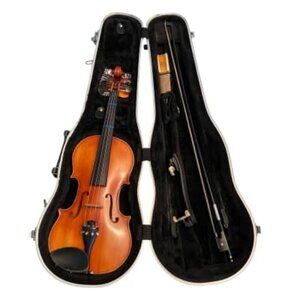 Amati’s Fine Instruments Amati E-190 Violin-Full Size 4/4 with Hard case and Bow